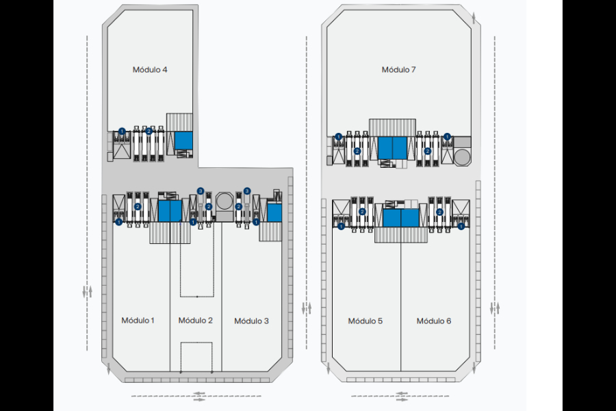 Proyecto de Mileway,COLLIERS,alquilados el mod 2 y 4